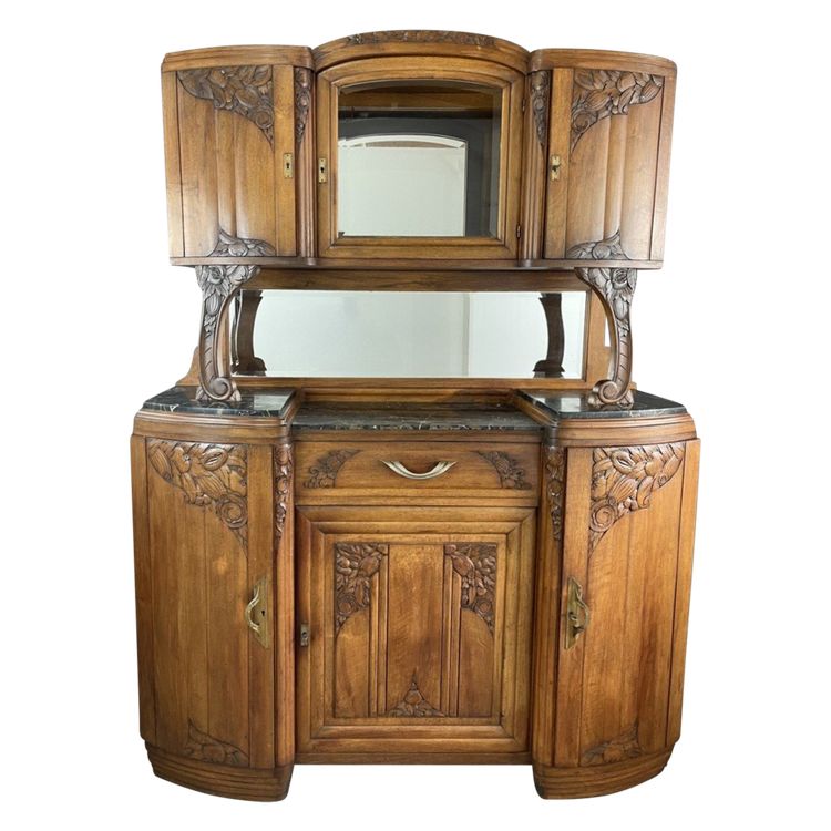 Buffet Art Nouveau De La Première Moitié Du XXe