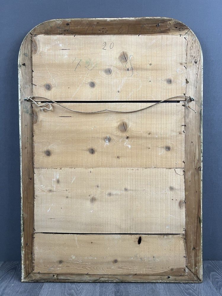 Specchio in legno intagliato e dorato, stile Luigi Filippo, XIX secolo