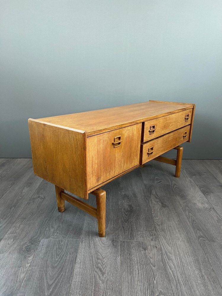 Enfilade Scandinave Danoise En Teck Vintage 1960, XXe Siècle