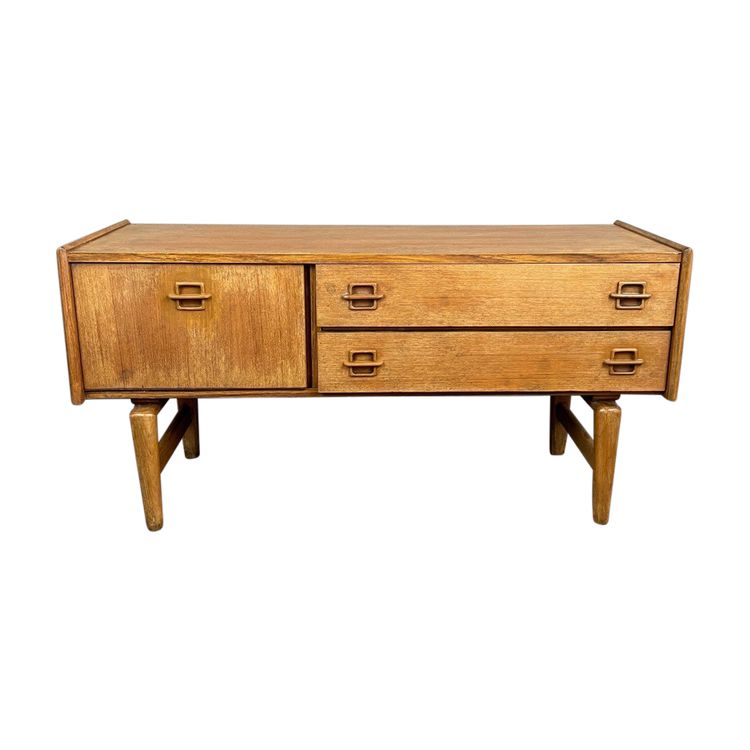 Enfilade Scandinave Danoise En Teck Vintage 1960, XXe Siècle