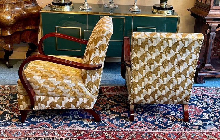 Pair of Mid-Century Armchairs, 20th Century