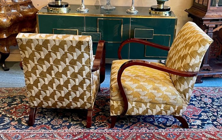 Pair of Mid-Century Armchairs, 20th Century
