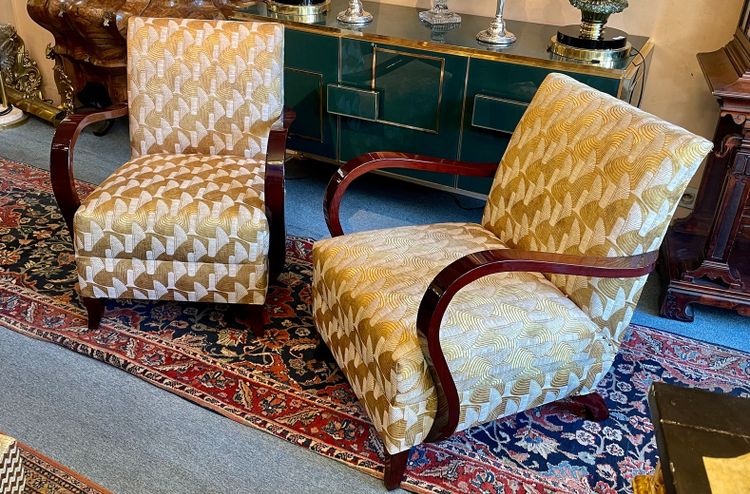 Pair of Mid-Century Armchairs, 20th Century