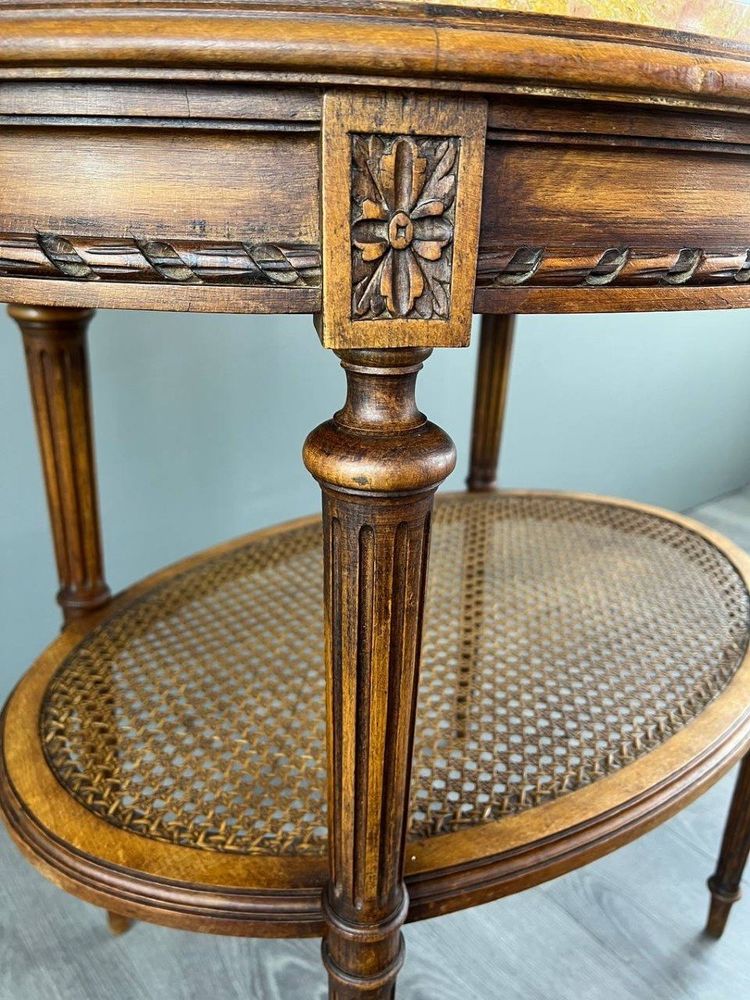 Louis XVI Side Table, Pedestal Table, Late 19th Century