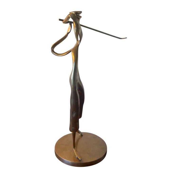 Scultura in bronzo "Il golfista"