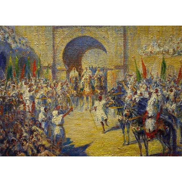 Georges Sauveur MAURY (1872-1960) - The Pasha's Exit - Circa 1920/1930