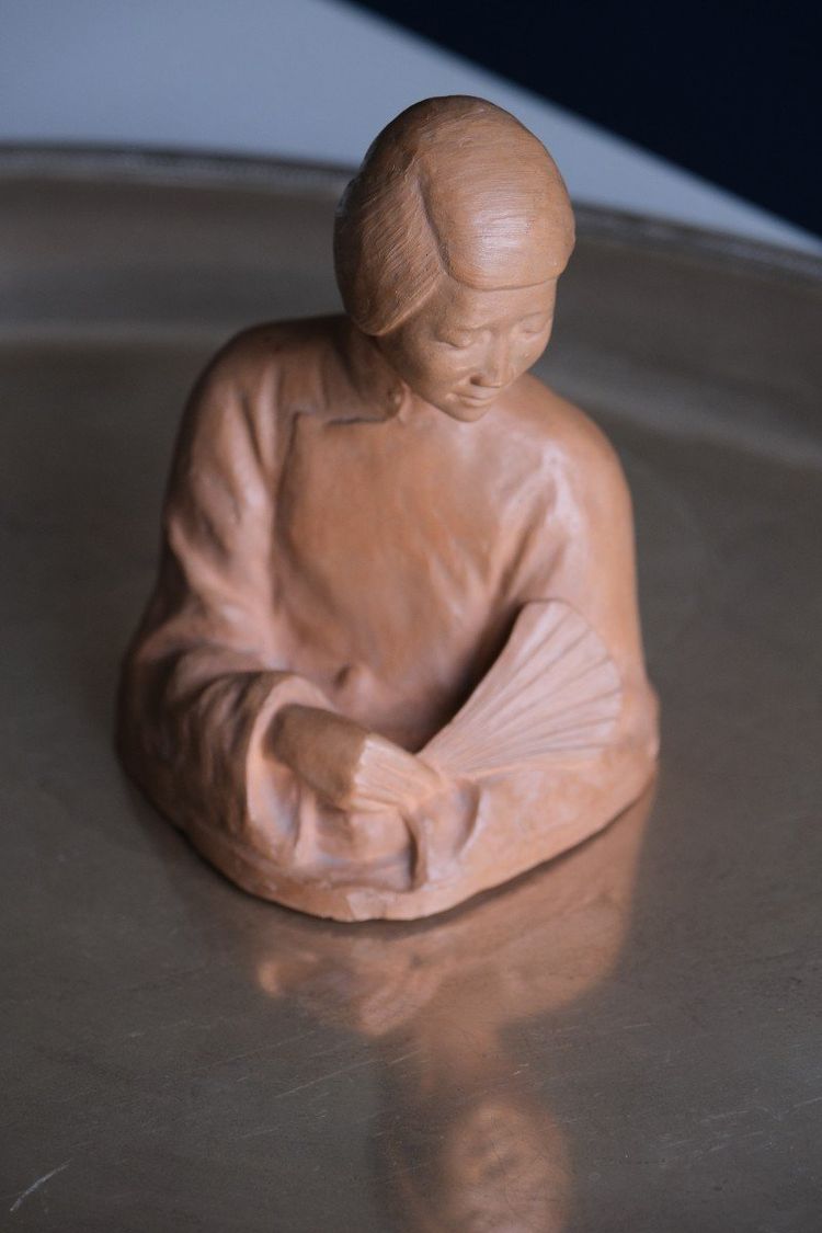 Terracotta Bust by Gaston Hauchécorne (1880-1945), Early 20th Century