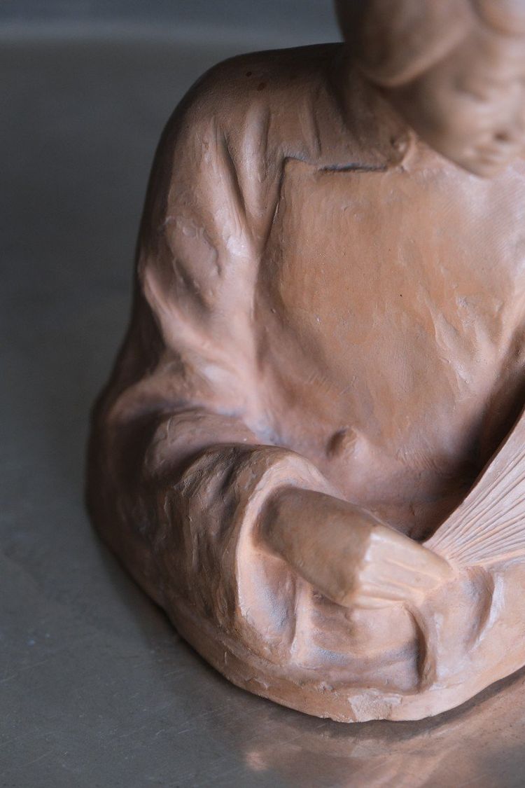 Terracotta Bust by Gaston Hauchécorne (1880-1945), Early 20th Century
