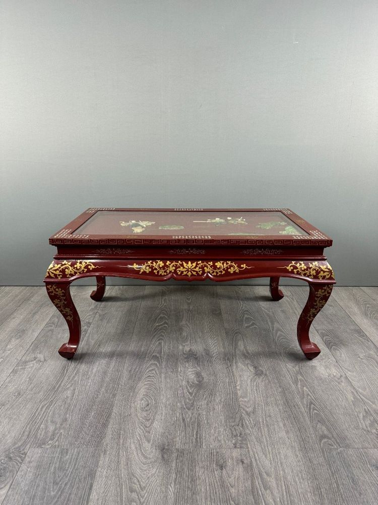 Table Basse Laquée , Style Chinois, XXe Siècle