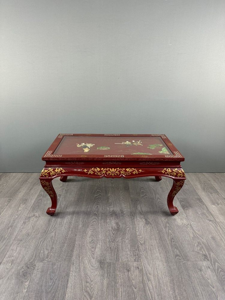 Table Basse Laquée , Style Chinois, XXe Siècle