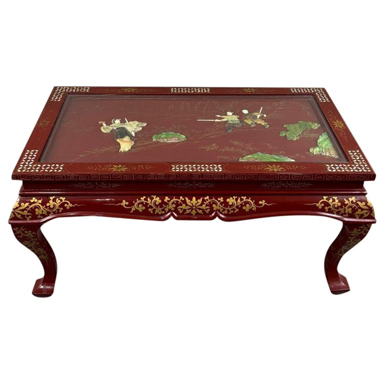 Table Basse Laquée , Style Chinois, XXe Siècle