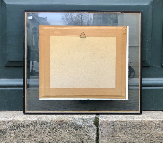 Etching with the Burin Bâtir Numbered, Dated 1989 and Signed Philippe Mohlitz (1941 - 2019)