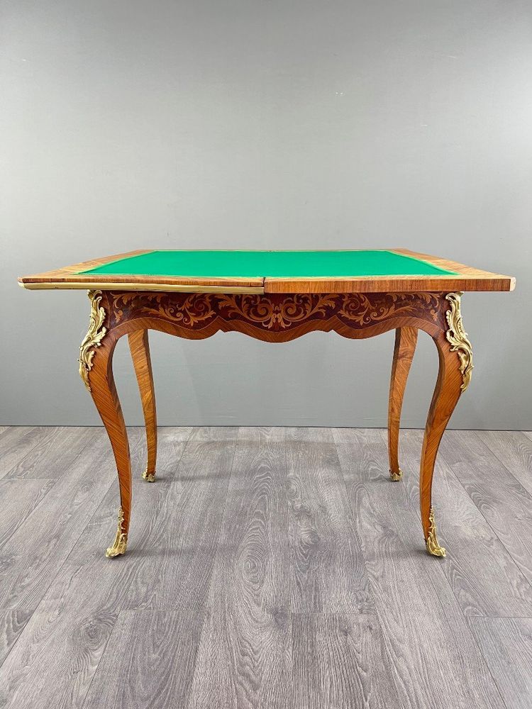 Table à Jeu , Style Louis XV, XIXe Siècle