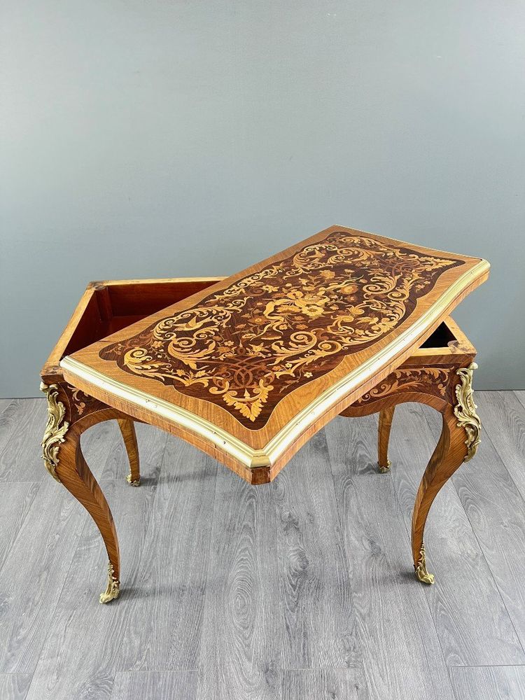 Table à Jeu , Style Louis XV, XIXe Siècle