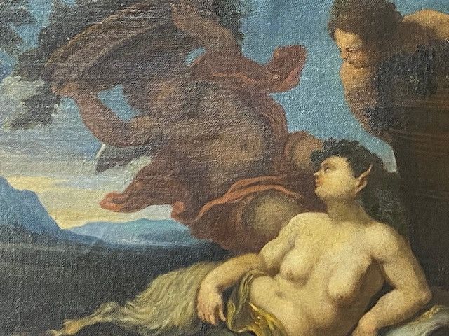 Pair of mythological scenes "The Procession of BACCHUS" - Circle of Domenico PIOLA (1627-1703)