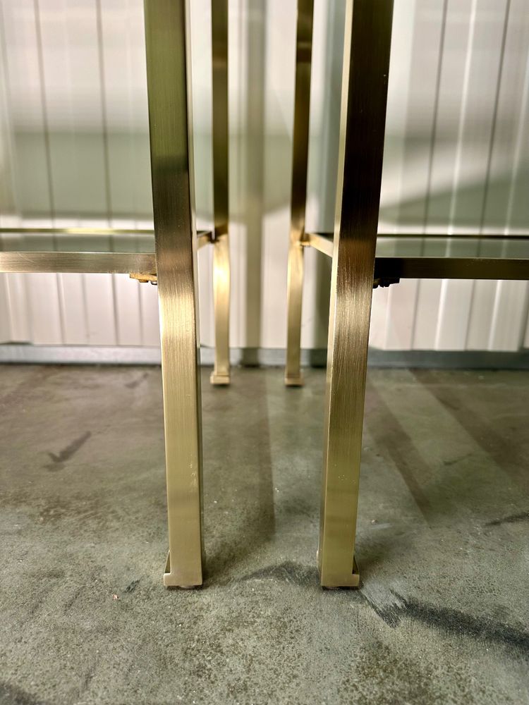 Pair of Guy LEFÈVRE side tables, 1970s