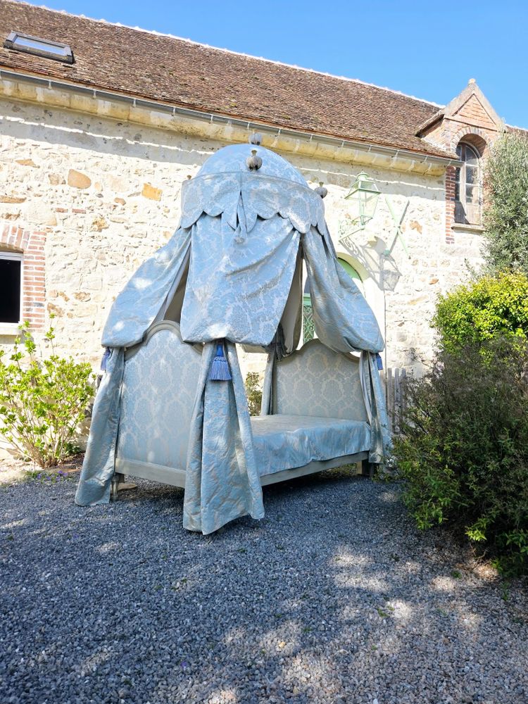 Lit à La Polonaise Avec Dais à Dôme, époque Louis XVI 