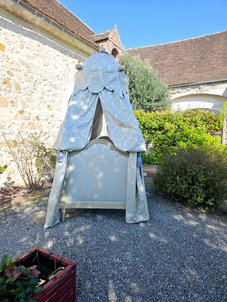 Lit à La Polonaise Avec Dais à Dôme, époque Louis XVI 