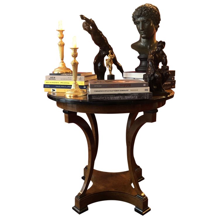 Early 19th century pedestal table attributed to J.J. Chapuis