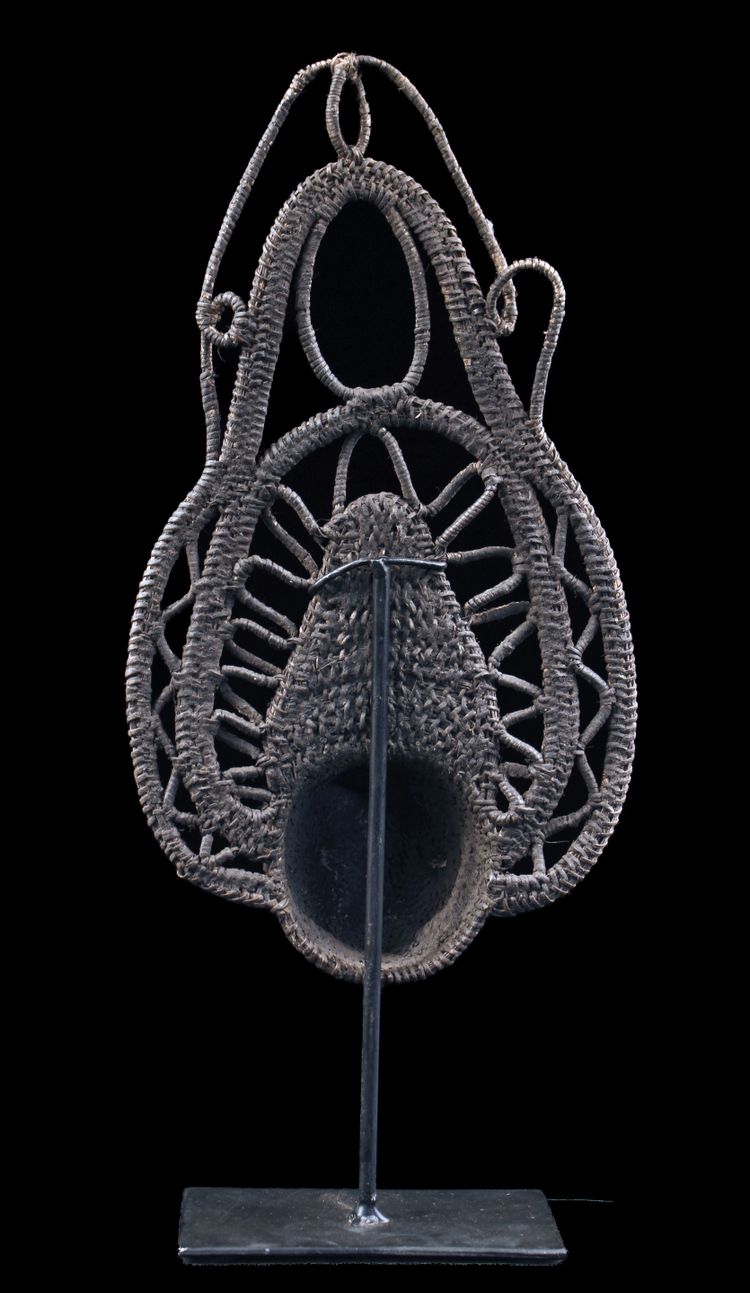 Maschera di yam, arte tribale, arte dell'Oceania, cesteria, Papua Nuova Guinea, arte dell'Oceania