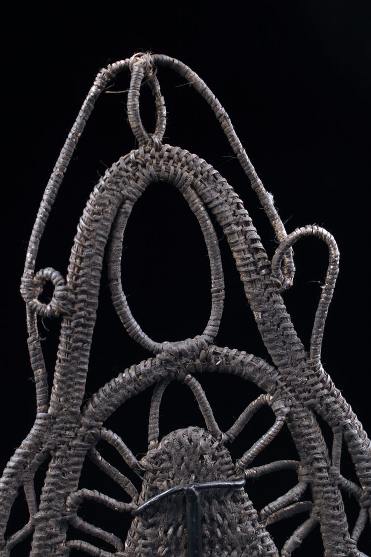Maschera di yam, arte tribale, arte dell'Oceania, cesteria, Papua Nuova Guinea, arte dell'Oceania