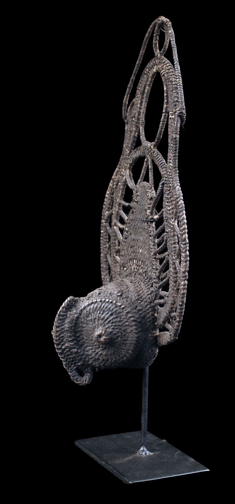 Maschera di yam, arte tribale, arte dell'Oceania, cesteria, Papua Nuova Guinea, arte dell'Oceania