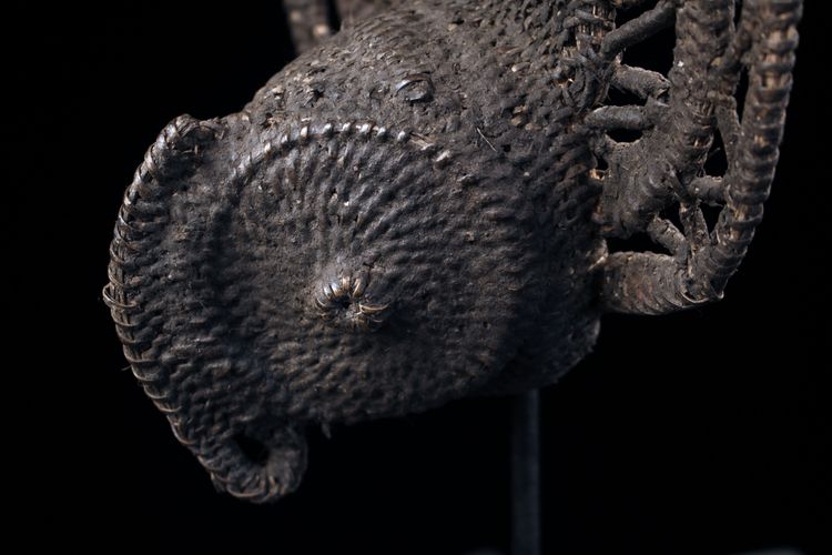 Maschera di yam, arte tribale, arte dell'Oceania, cesteria, Papua Nuova Guinea, arte dell'Oceania