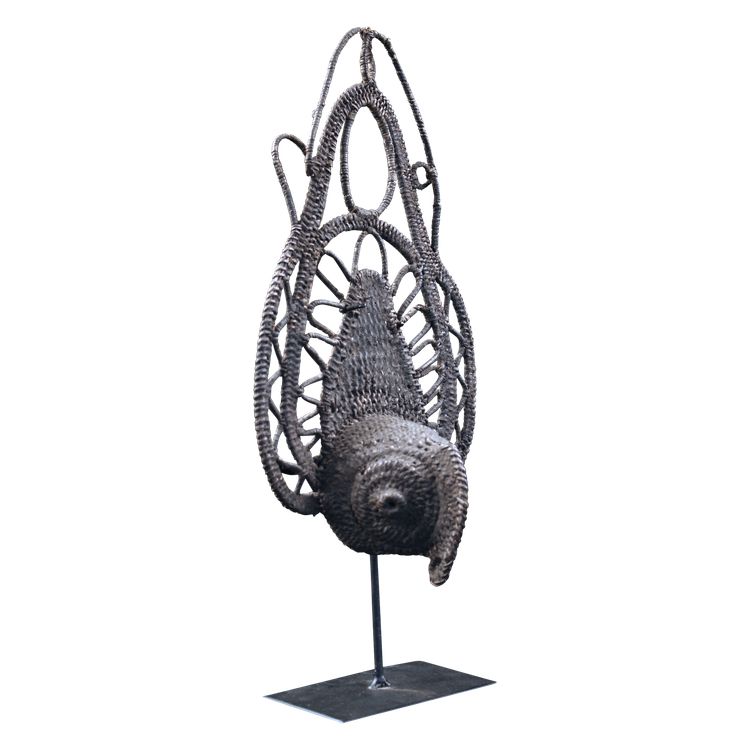 Maschera di yam, arte tribale, arte dell'Oceania, cesteria, Papua Nuova Guinea, arte dell'Oceania