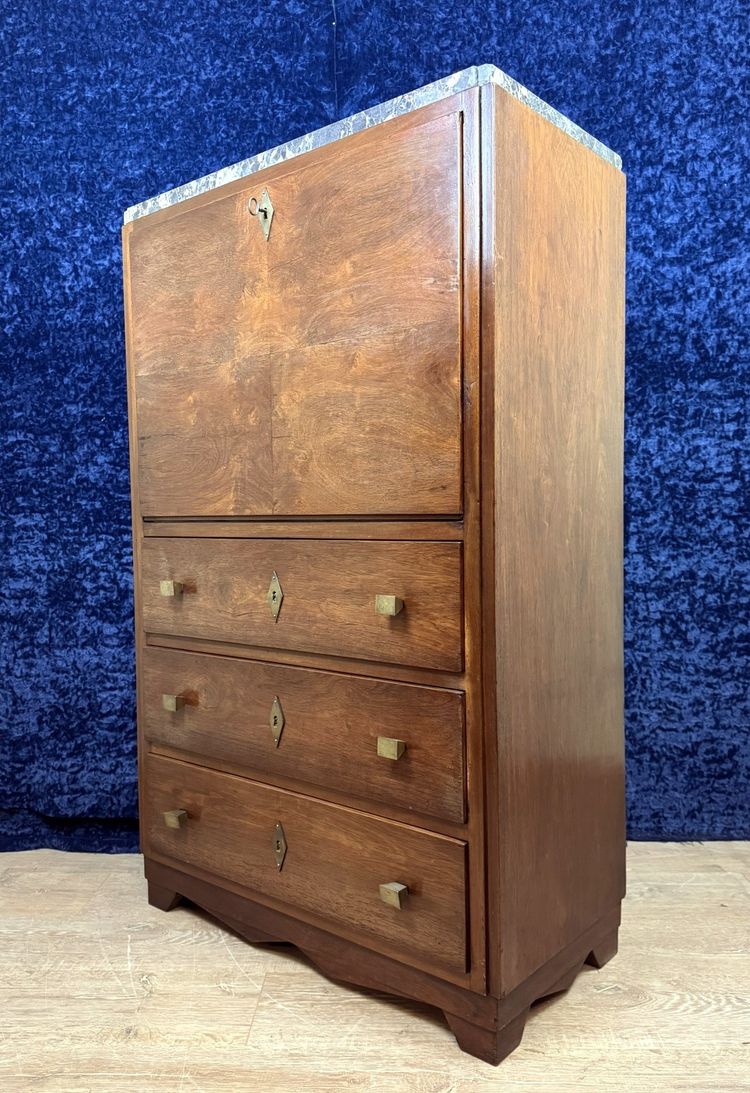Art Deco mahogany writing desk circa 1920-1930