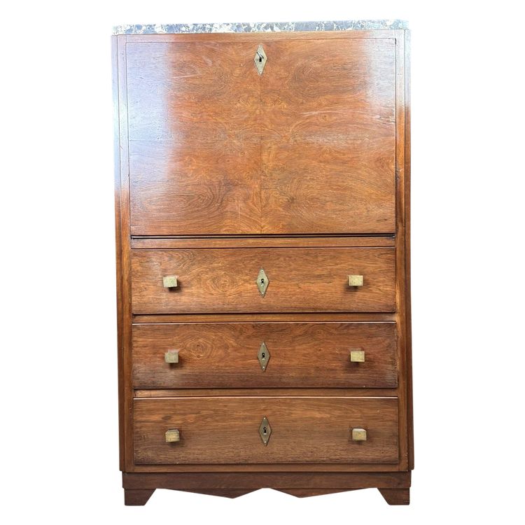 Art Deco mahogany writing desk circa 1920-1930