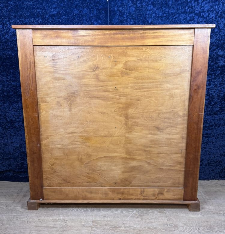 Nice Empire style gun cabinet in cherry wood circa 1900