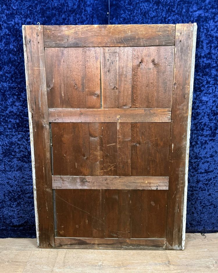 Empire period mirror in wood and gilded stucco circa 1810-1820