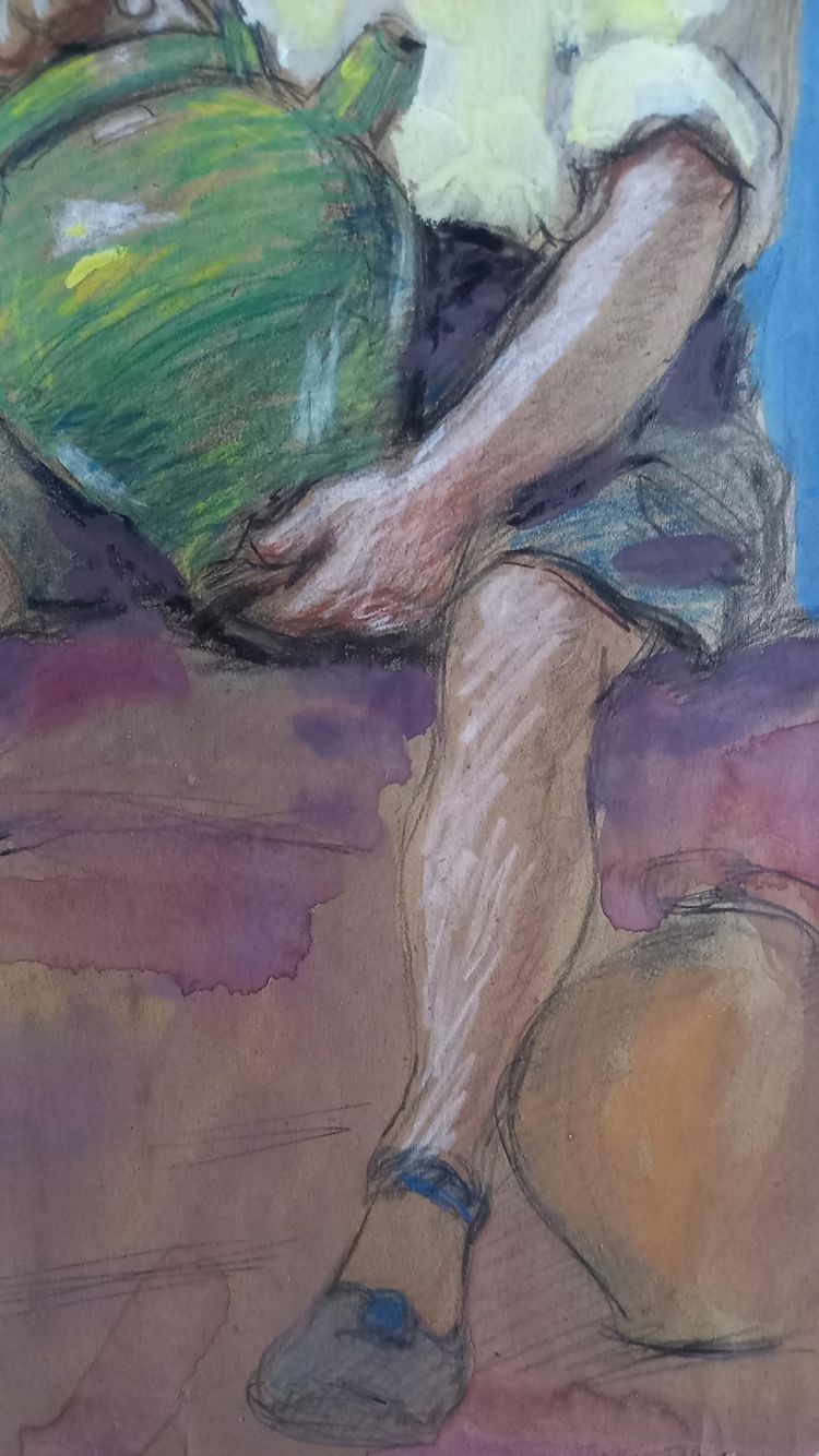 dessin Yvonne Brudo XIX/XX