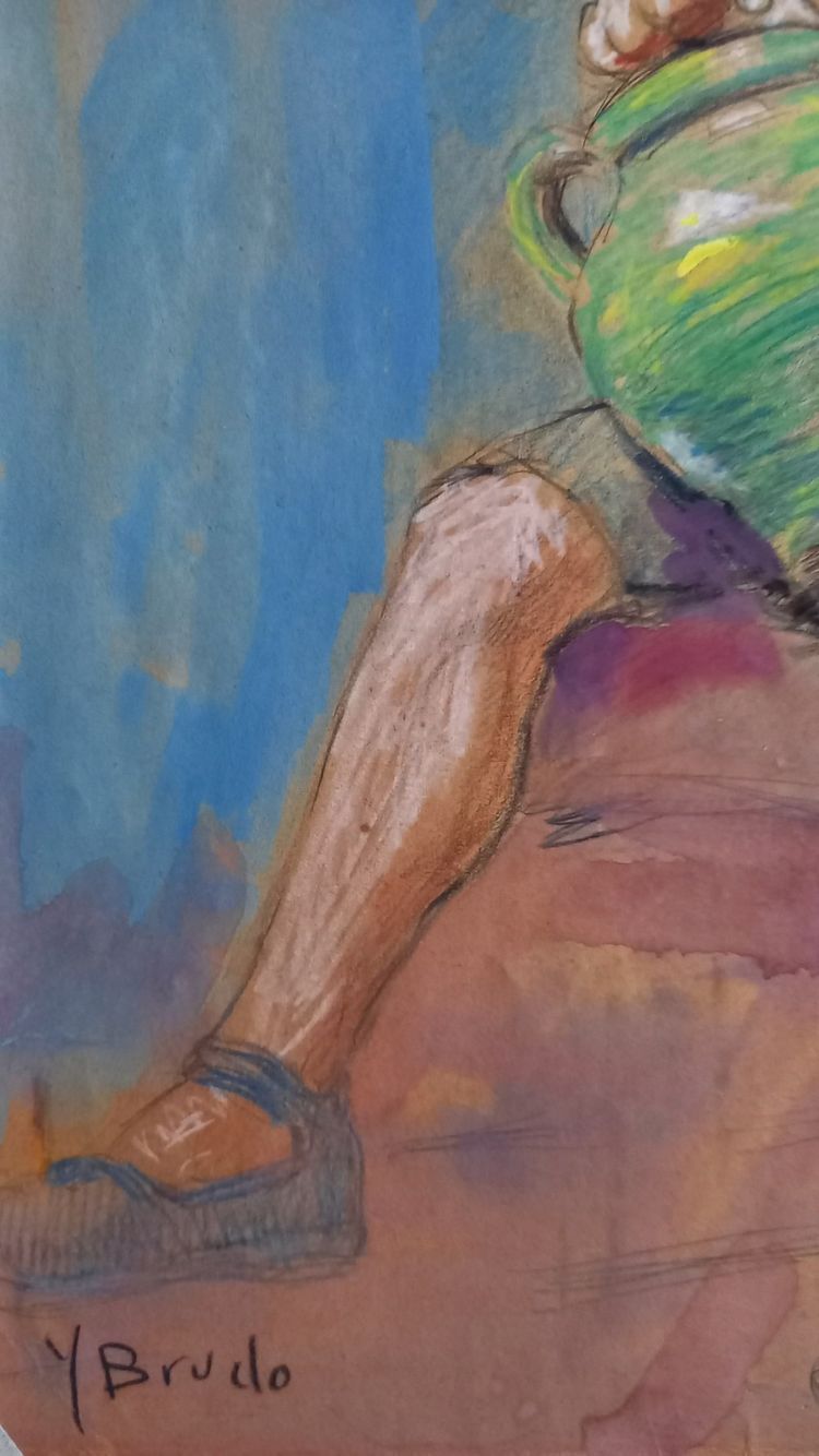 dessin Yvonne Brudo XIX/XX