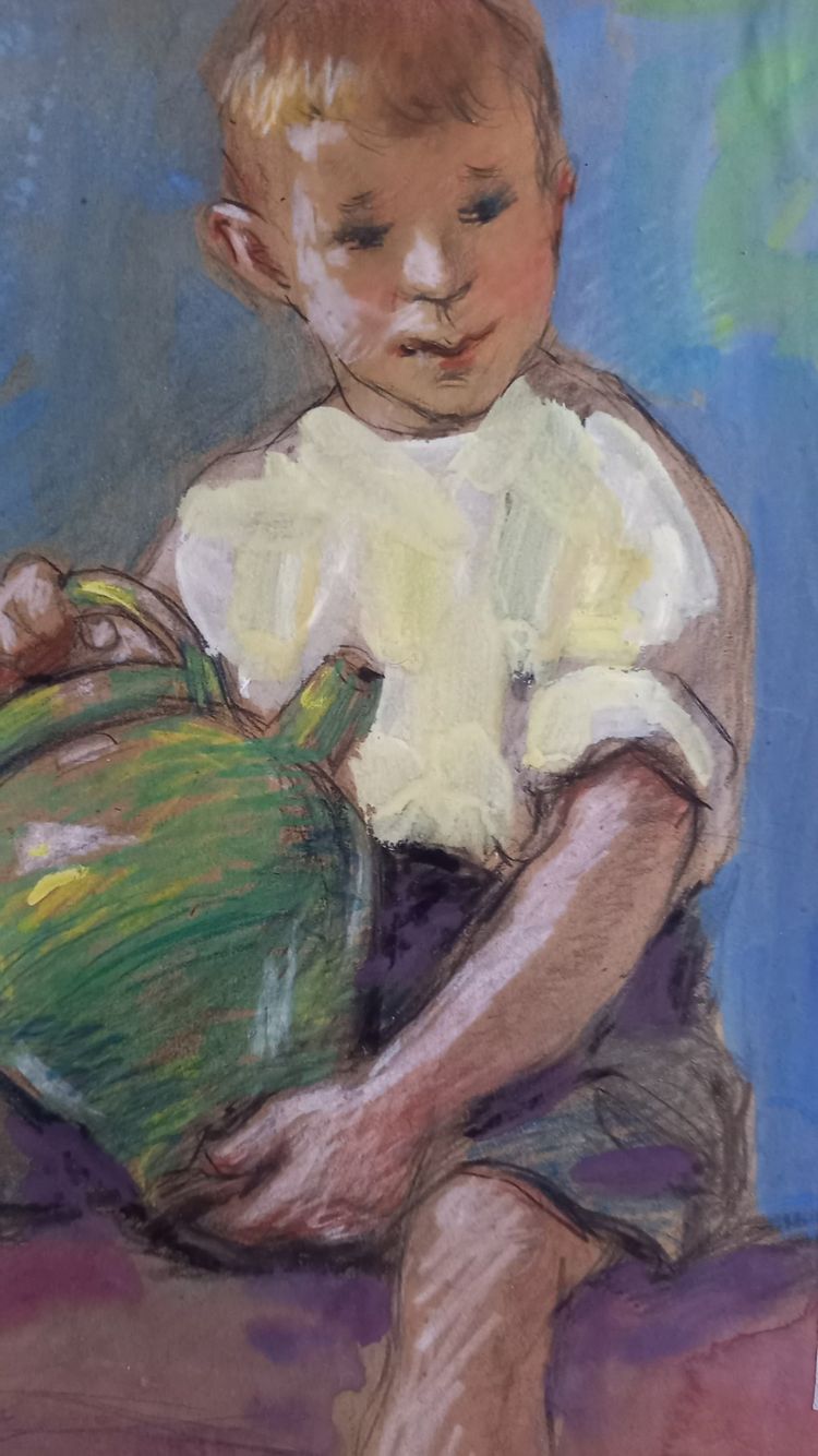 dessin Yvonne Brudo XIX/XX