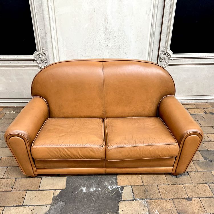 Ensemble club en cuir ancien