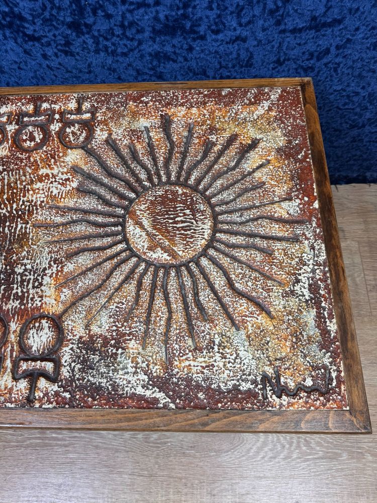Table basse en céramique par françois chaty pour vallauris vers 1940-1950