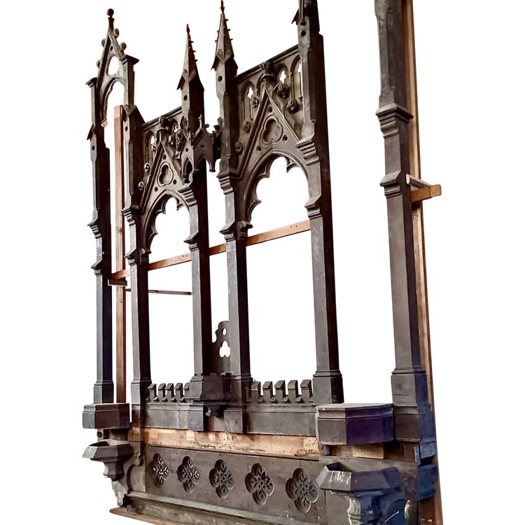 Orgue ancien en chêne