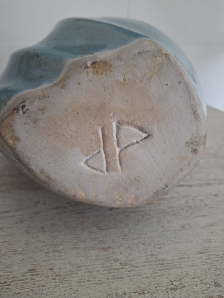 VALLAURIS ceramic vase signed D.PRIOTON
