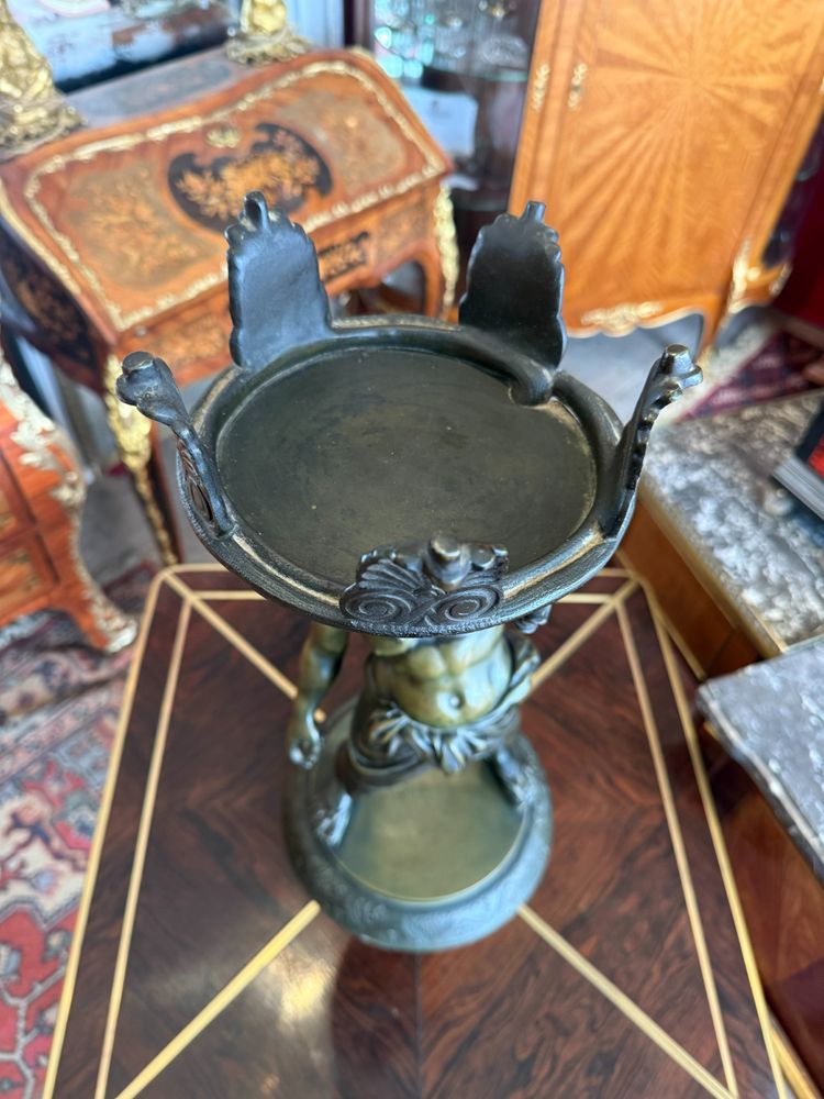 BRONZO IL SATIRO SILENE SEGNO DUCHEMIN
