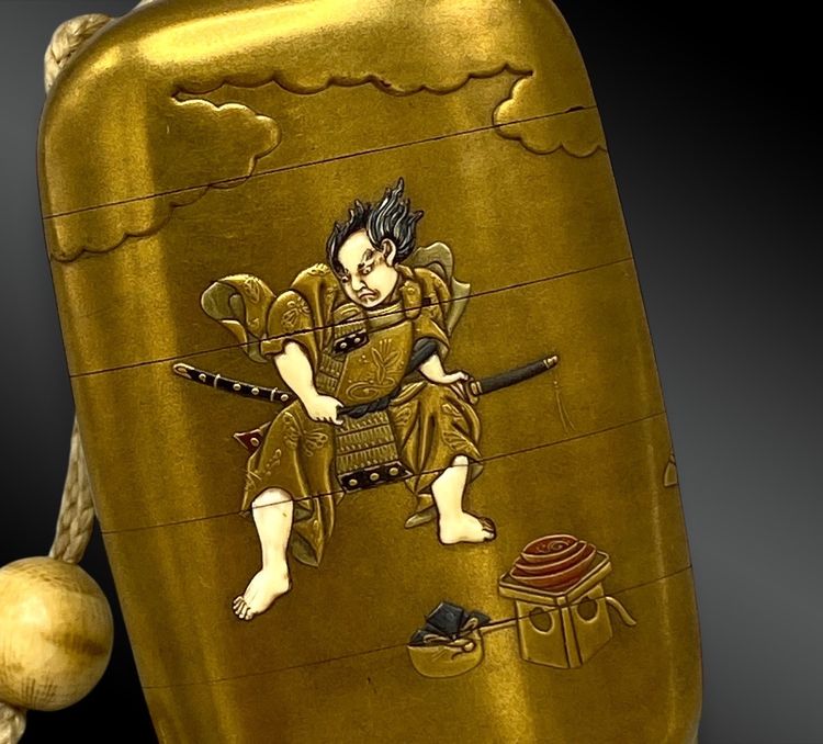 INRŌ signiert Shokasai und Shibayama - Japan - Edo-Zeit (1603-1868) oder sogar frühe Meiji-Periode (1868-1912).