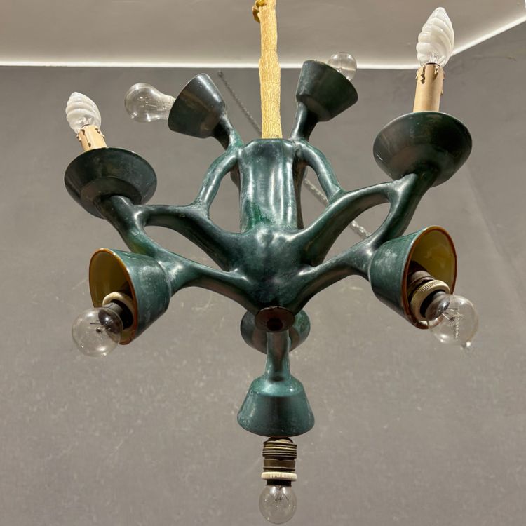 Lampadario Ceramica Vietri anni '70