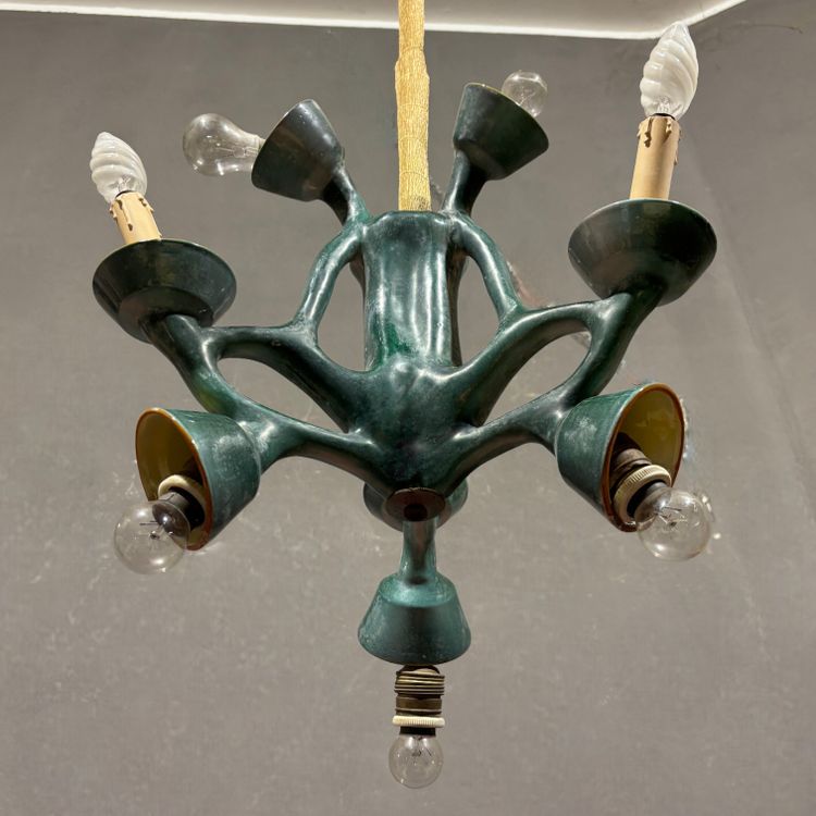 Lampadario Ceramica Vietri anni '70
