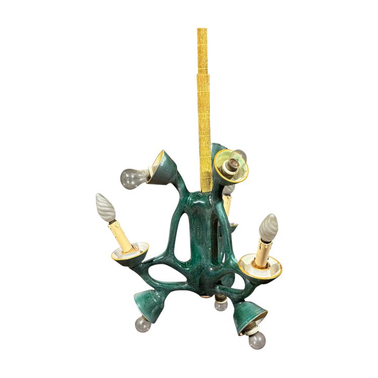 Lampadario Ceramica Vietri anni '70