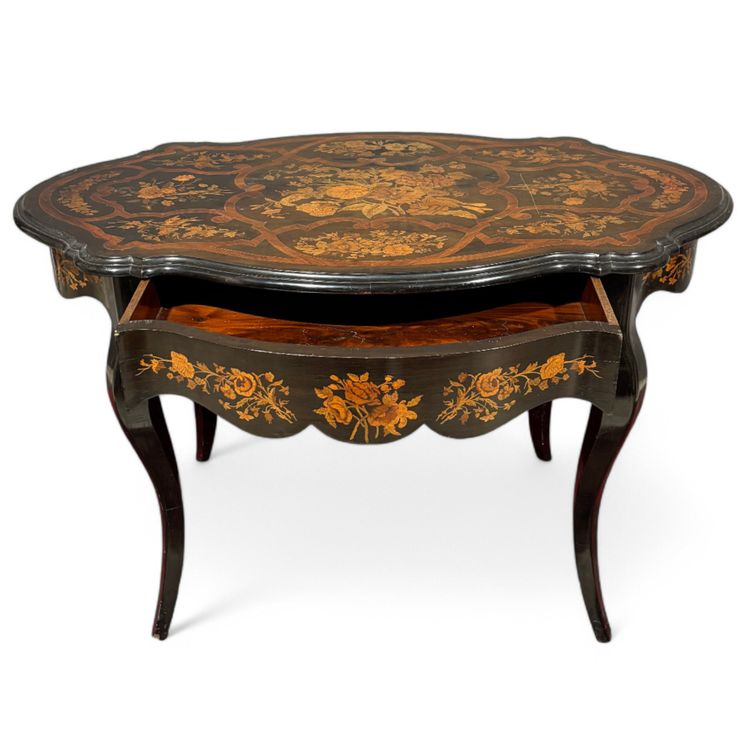 Ancient and Extraordinary Inlaid Writing Desk