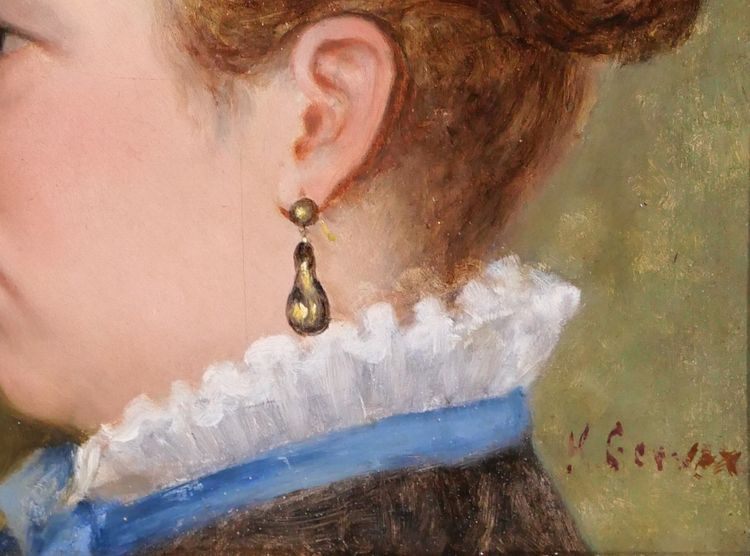 Henri GERVEX 1852-1929 Frauenporträt, Gemälde, um 1880-90