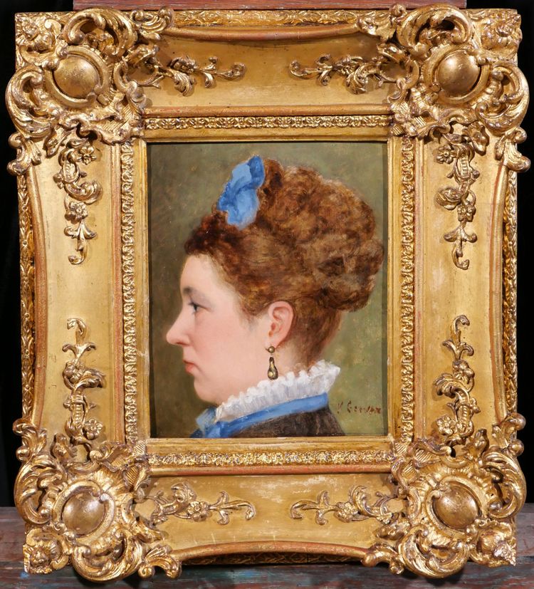 Henri GERVEX 1852-1929 Frauenporträt, Gemälde, um 1880-90