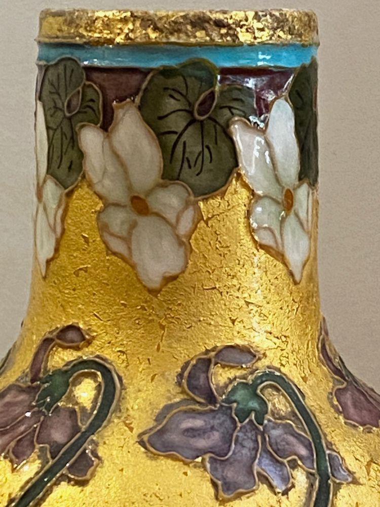 Paul MILET (1870-1950) - Glazed ceramic ovoid vase - ART NOUVEAU - SEVRES