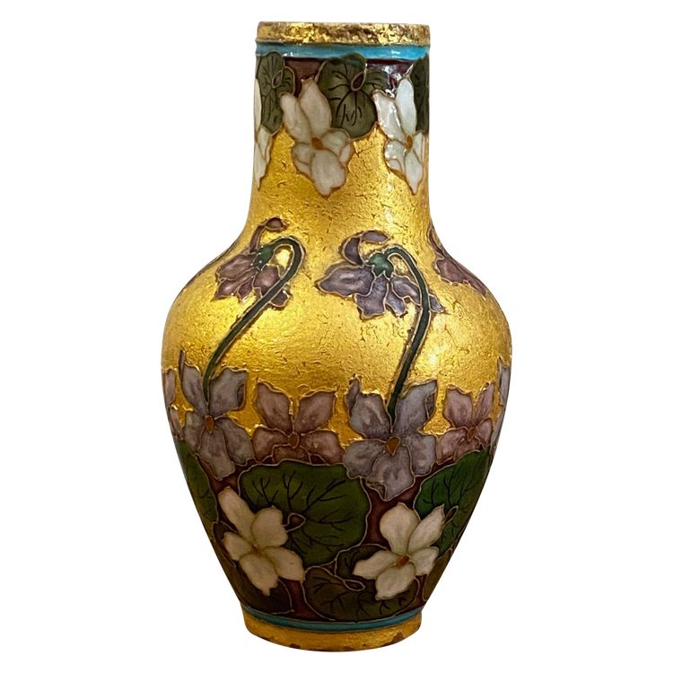 Paul MILET (1870-1950) - Glazed ceramic ovoid vase - ART NOUVEAU - SEVRES