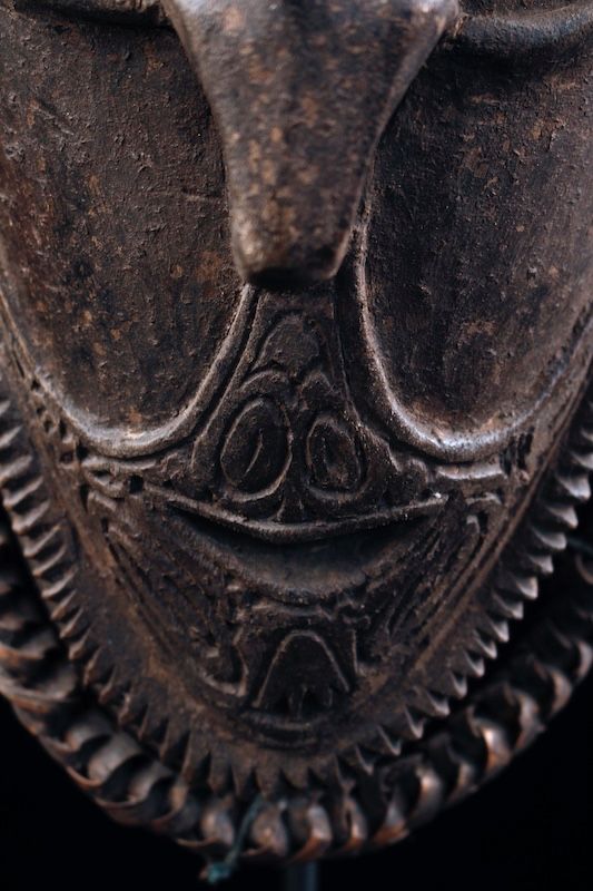 Maschera dell'antenato, arte tribale, arte dell'Oceania, Papua Nuova Guinea, scultura, laghi Murik